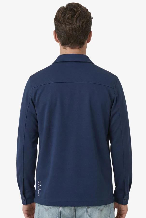Afbeelding van ASPECT MOS10213 Navy - Heren Overshirt -  Solution